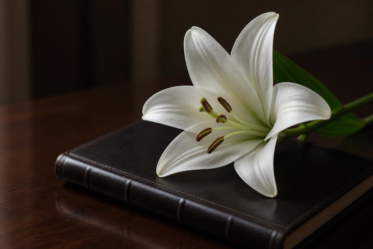 Calendar and estate planning documents on a warmly lit desk