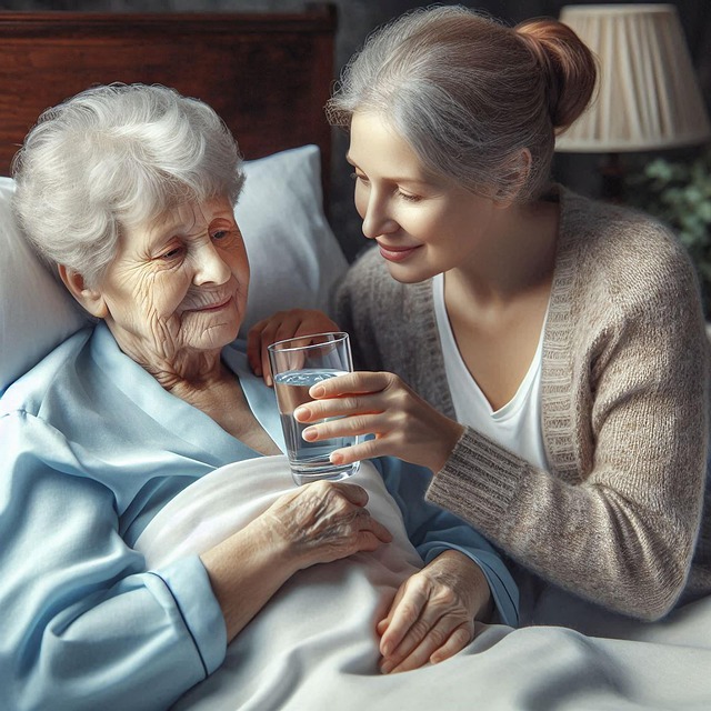 Confident senior couple planning extended care